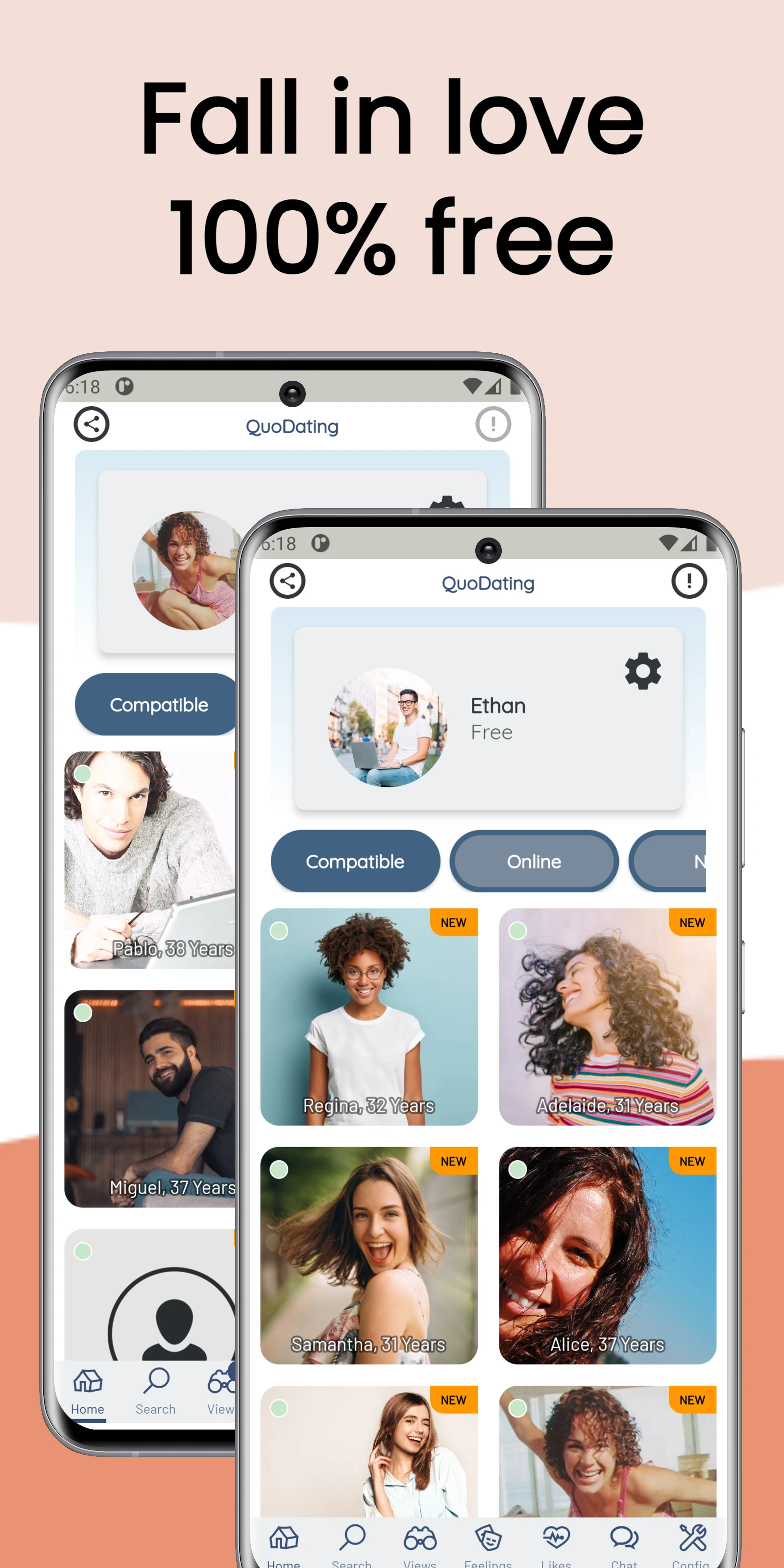 QuoDating - chat, flirt & date screenshot